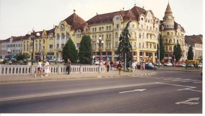 Ett exempel på Oradeas särpräglade arkitektur. Ett exempel på Oradeas särpräglade arkitektur.